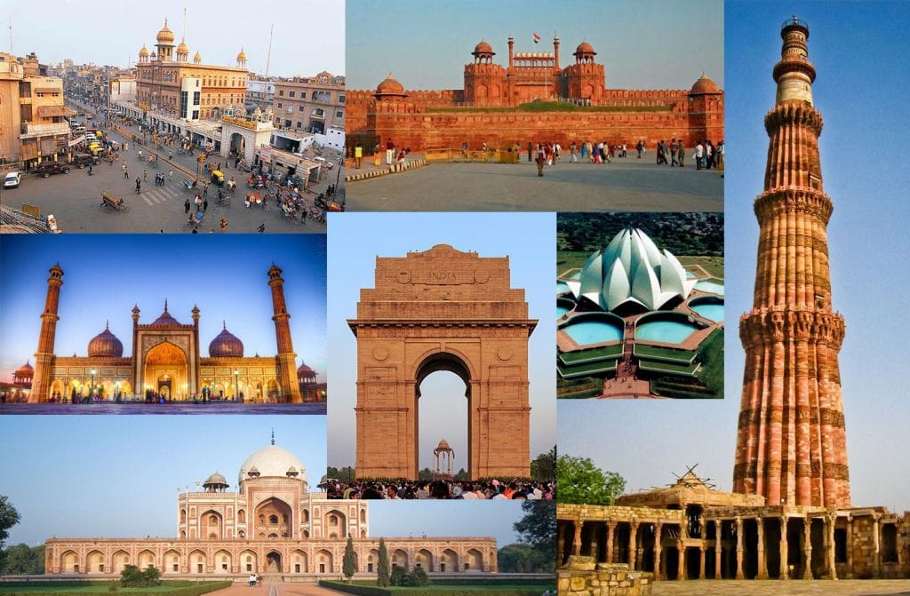 delhi tourist places collage