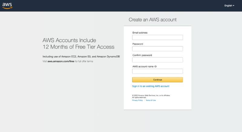 AWS Console Account SetUp